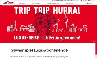Waldorf Astoria Berlin Gewinnspiel, Visit Berlin Gewinnspiel