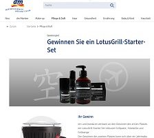 LotusGrill Gewinnspiel
