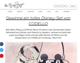 Codello Disney-Outfit Gewinnspiel
