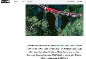 Matterhorn Bahnfahrt Gewinnspiel