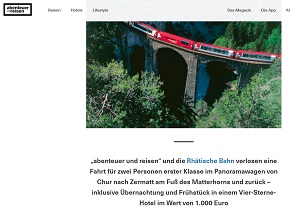 Matterhorn Bahnfahrt Gewinnspiel