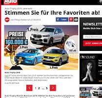 Auto Trophy Gewinnspiel, Auto Zeitung Gewinnspiel