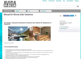 Hotel Aqua Dome Gewinnspiel