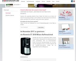 Rowenta Kaffeemaschine Gewinnspiel