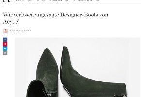 Aeyde Designer Boots Gewinnspiel
