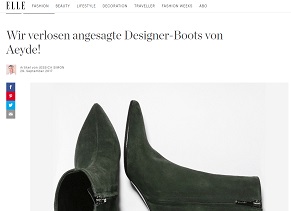 Aeyde Designer Boots Gewinnspiel