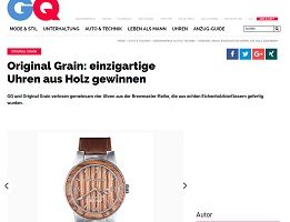 Original Grain Uhr Gewinnspiel
