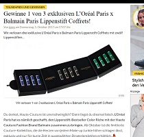 L'Oréal Lippenstift Gewinnspiel