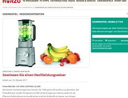 Caso Mixer Gewinnspiel