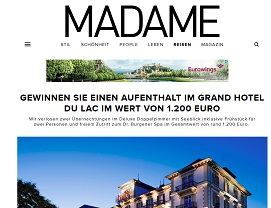 Grandhotel Du Lac Gewinnspiel