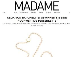 Célia von Barchewitz Perlenkette Gewinnspiel