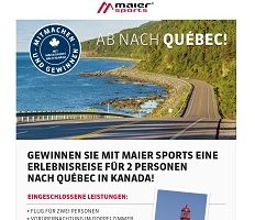 Quebec Reise Gewinnspiel