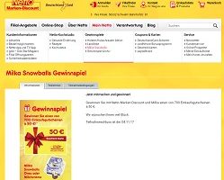 Milka Snowballs Gewinnspiel