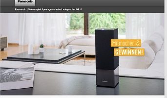 Panasonic Lautsprecher Gewinnspiel, Panasonic Gewinnspiel