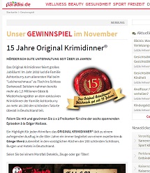 Krimidinner Gewinnspiel