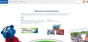 Ravensburger Spieleland Gewinnspiel