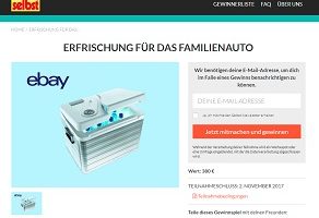 Waeco Auto-Kühlschrank Gewinnspiel