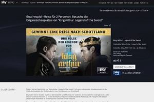 Schottland Reise Gewinnspiel
