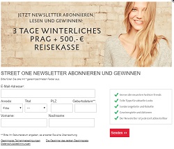 Prag Reise Gewinnspiel