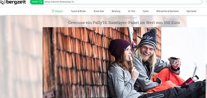 Pally'Hi Outdoor-Outfit Gewinnspiel