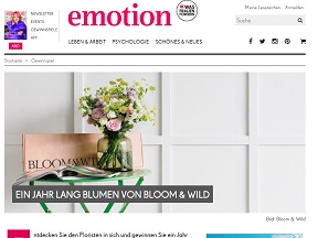 Bloom & Wild Blumenabo Gewinnspiel