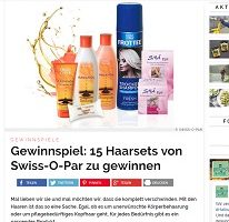Swiss-O-Par Haarset Gewinnspiel