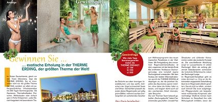 Therme Erding Gewinnspiel, Blickpunkt Gesundheit Gewinnspiel