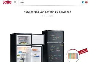 Severin Kühlschrank Gwinnspiel