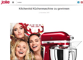 KitchenAid Artisan Gewinnspiel