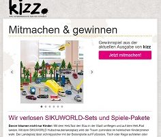 Sikuworld Gewinnspiel, Kizz Gewinnspiel
