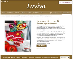 Einkaufsgutschein Gewinnspiel