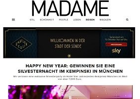 Kempinski München Silvesterparty Gewinnspiel