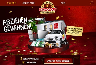 mc donalds gewinnspiel