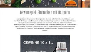 KitchenAid Food Processor Gewinnspiel, Ostmann Gewinnspiel