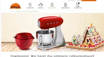 SMEG Küchenmaschine Gewinnspiel, Ostmann Gewinnspiel