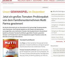 Mutti Produktpaket Gewinnspiel