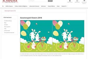 Unold Asia-Grill Gewinnspiel, Schrader Gewinnspiel