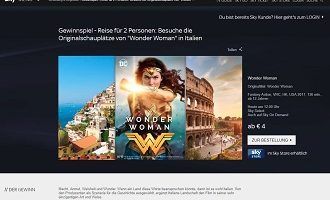 Sky Wonder Woman Gewinnspiel