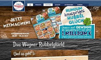 Wagner Rubbellos Gewinnspiel