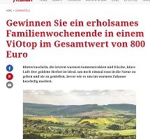 VIOtop Wochenende Gewinnspiel