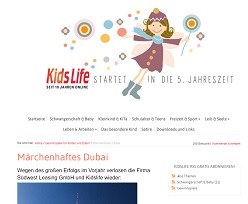 Dubai Reise Gewinnspiel, kidslife Gewinnspiel