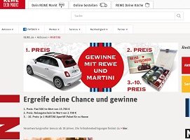 Rewe Martini Gewinnspiel