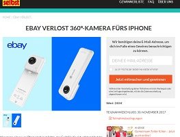 360 Grad Kamera Gewinnspiel