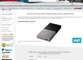 WD Mobile SSD Festplatte Gewinnspiel, Alternate Gewinnspiel