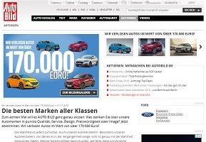 AutoBild Leserwahl Gewinnspiel, AutoBild Gewinnspiel