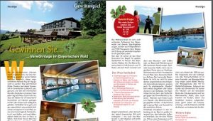 Hotel Sonnenhof Gewinnspiel, Blickpunkt Gesundheit Gewinnspiel