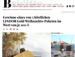 Lindor Weihnachts-Paket Gewinnspiel