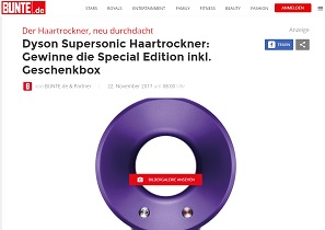 Dyson Supersonic Gwinnspiel