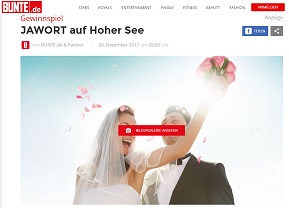 Flitterwochen Kreuzfahrt Gewinnspiel