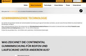 adidas Laufschuhe Gewinnspiel, Continental Gewinnspiel